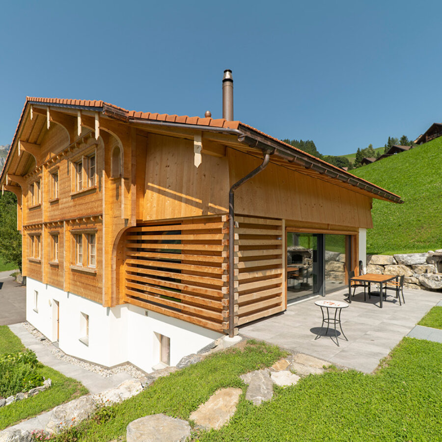 Nidwaldner Holz Projekte Fellenruetistrasse Engelberg